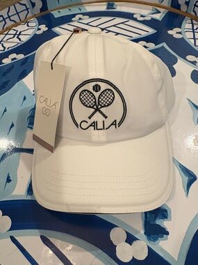 CALIA White Tennis Cap with Black Logo

New With Tags